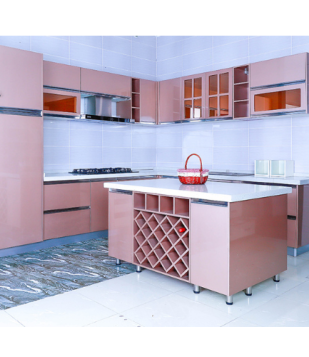 Cheap And Solid Modern Kitchen Furniture (KC0005)