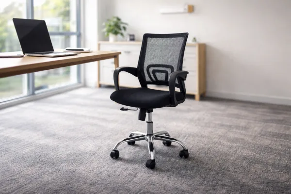 Ergonomic Mesh Office Chair – Breathable Swivel Task Chair - Image 2