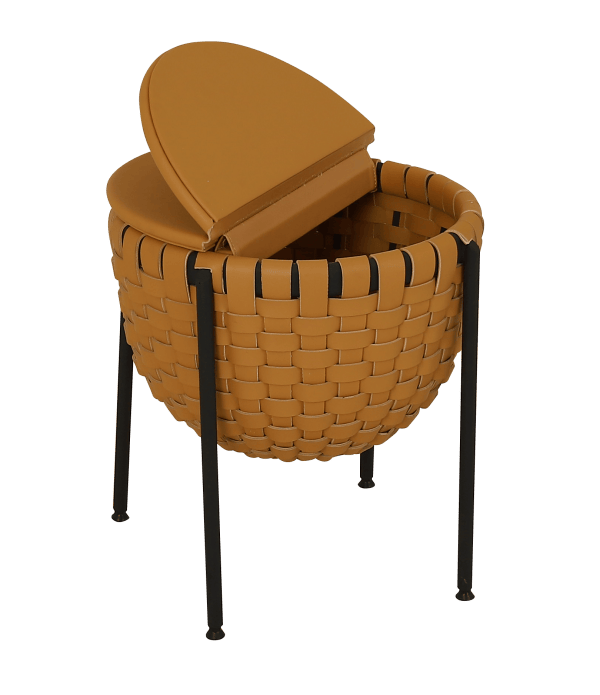 Saddle Leather Storage center table - Image 11