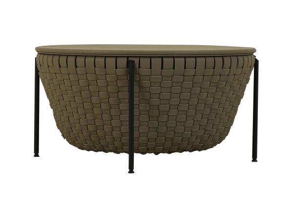 Saddle Leather Storage center table - Image 10