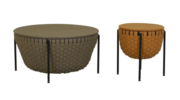 Saddle Leather Storage center table - Image 2