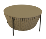 Saddle Leather Storage center table - Image 8