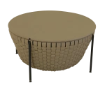 Saddle Leather Storage center table - Image 8