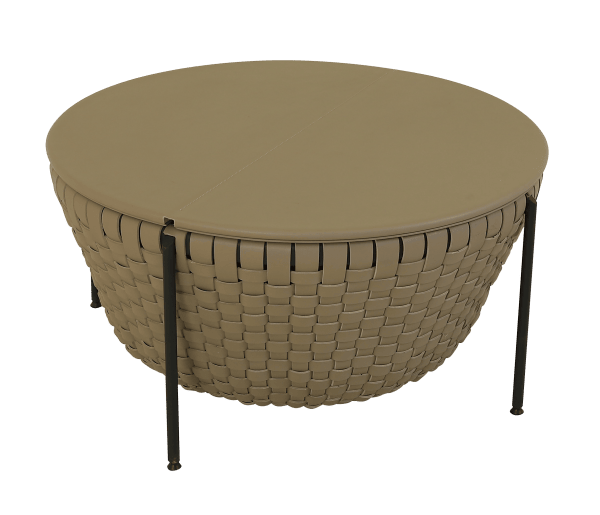 Saddle Leather Storage center table - Image 8
