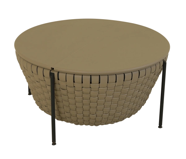 Saddle Leather Storage center table - Image 8