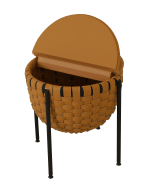Saddle Leather Storage center table - Image 7