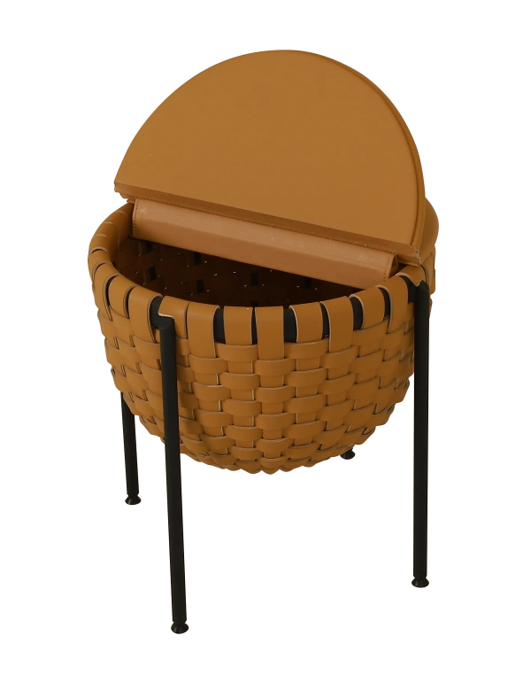 Saddle Leather Storage center table - Image 7