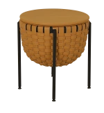 Saddle Leather Storage center table - Image 6