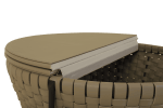 Saddle Leather Storage center table - Image 4
