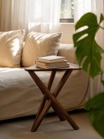Triangle Vintage-Style Solid Wood Casual Table