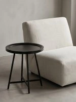 Modern industrial-style tray side table - Image 6