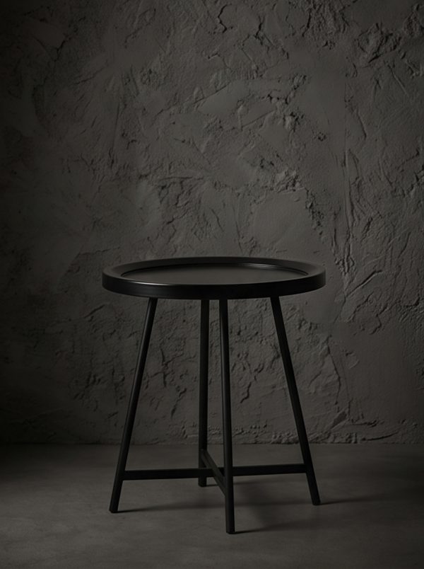 Modern industrial-style tray side table - Image 2