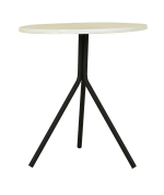 white marble base and black veining——Minimalist side table - Image 7