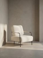Modern Minimalist Wabi-Sabi Single Leisure Chair - Image 4
