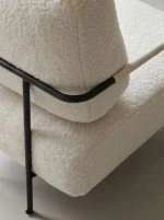 Modern Minimalist Wabi-Sabi Single Leisure Chair - Image 8