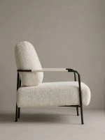 Modern Minimalist Wabi-Sabi Single Leisure Chair - Image 7