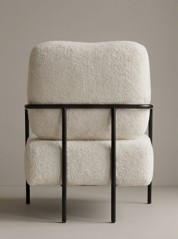 Modern Minimalist Wabi-Sabi Single Leisure Chair - Image 5