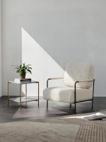 Modern Minimalist Wabi-Sabi Single Leisure Chair - Image 2