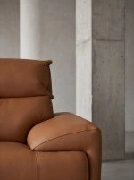 L-shaped Italian minimalist chaise corner sofa - Image 3