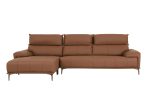 L-shaped Italian minimalist chaise corner sofa - Image 5