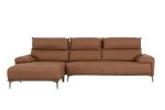 L-shaped Italian minimalist chaise corner sofa - Image 5