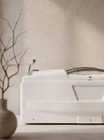 Single-person rectangular multifunctional massage bathtub - Image 5