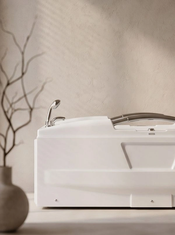 Single-person rectangular multifunctional massage bathtub - Image 5