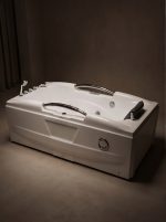 Single-person rectangular multifunctional massage bathtub - Image 2