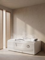 Single-person rectangular multifunctional massage bathtub - Image 3