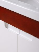 Wall-mounted minimalist double-door bathroom cabinet - Image 6