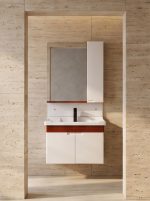 Wall-mounted minimalist double-door bathroom cabinet - Image 3