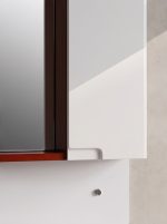 Wall-mounted minimalist double-door bathroom cabinet - Image 5