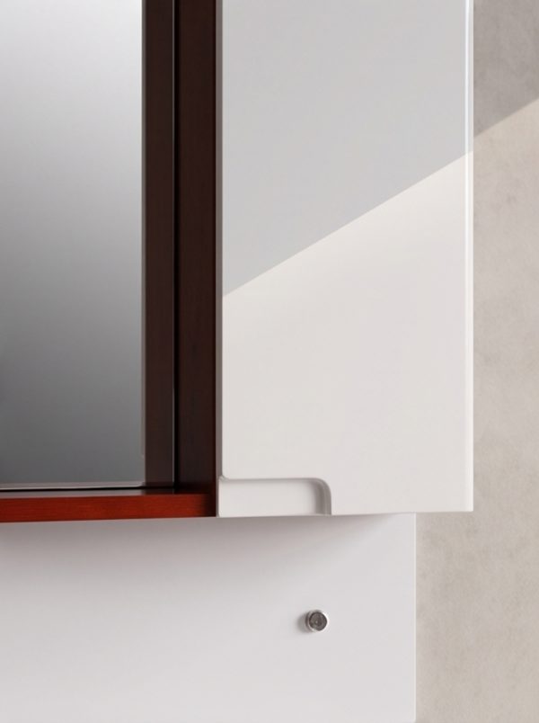 Wall-mounted minimalist double-door bathroom cabinet - Image 5
