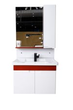 Wall-mounted minimalist double-door bathroom cabinet - Image 7