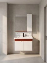 Wall-mounted minimalist double-door bathroom cabinet - Image 2