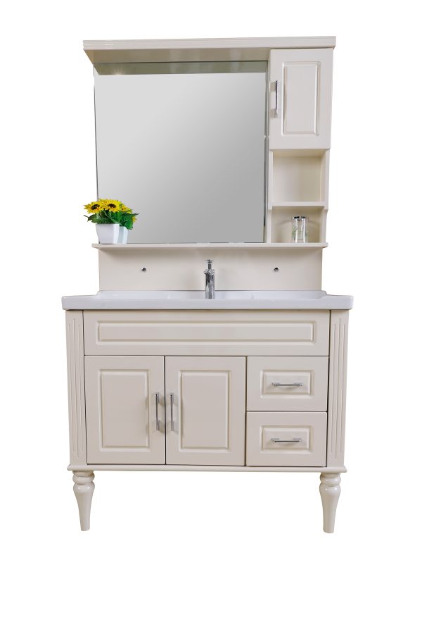 American-style simple countryside floor-standing bathroom cabinet - Image 6