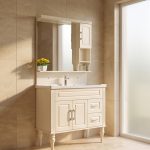 American-style simple countryside floor-standing bathroom cabinet